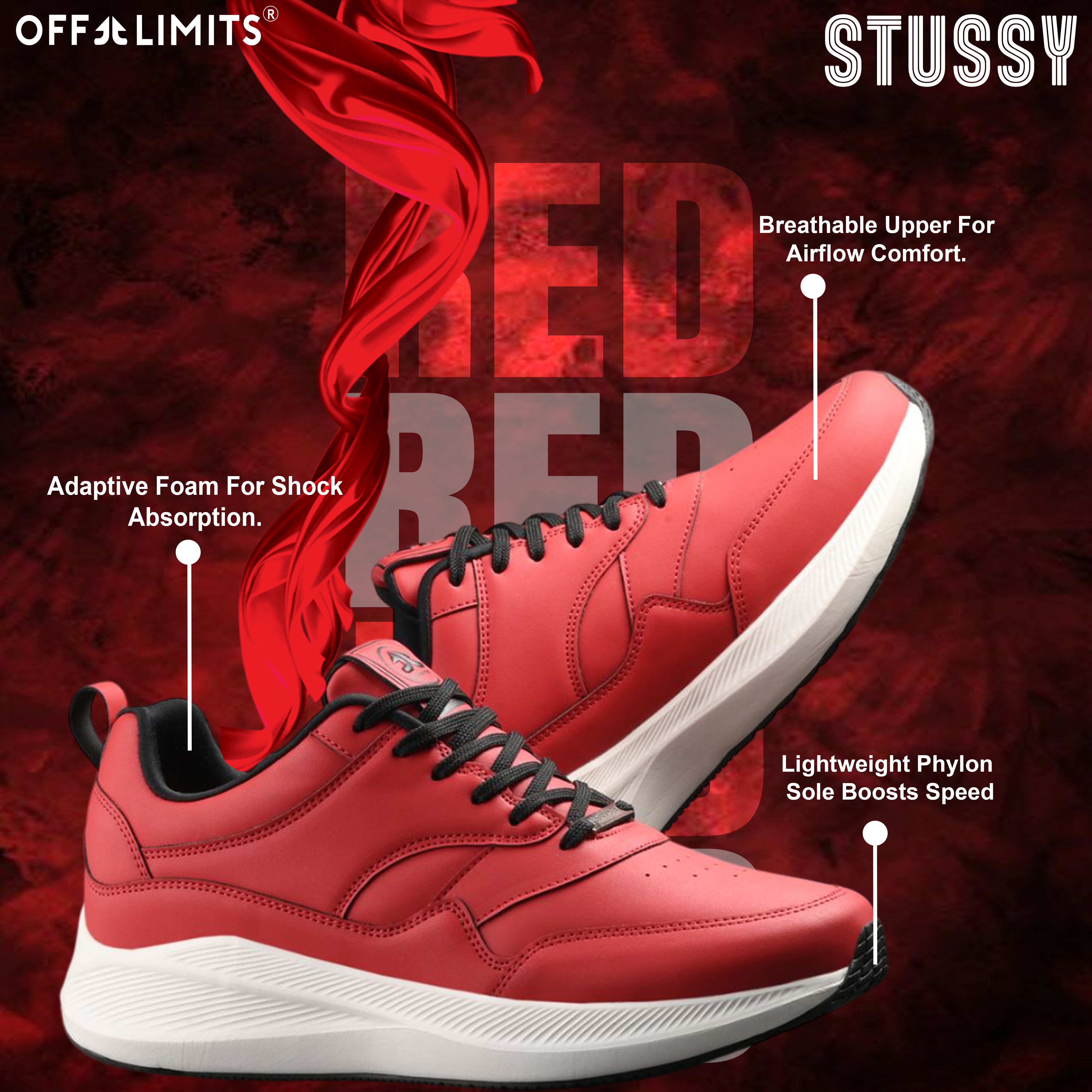 STUSSY - RED
