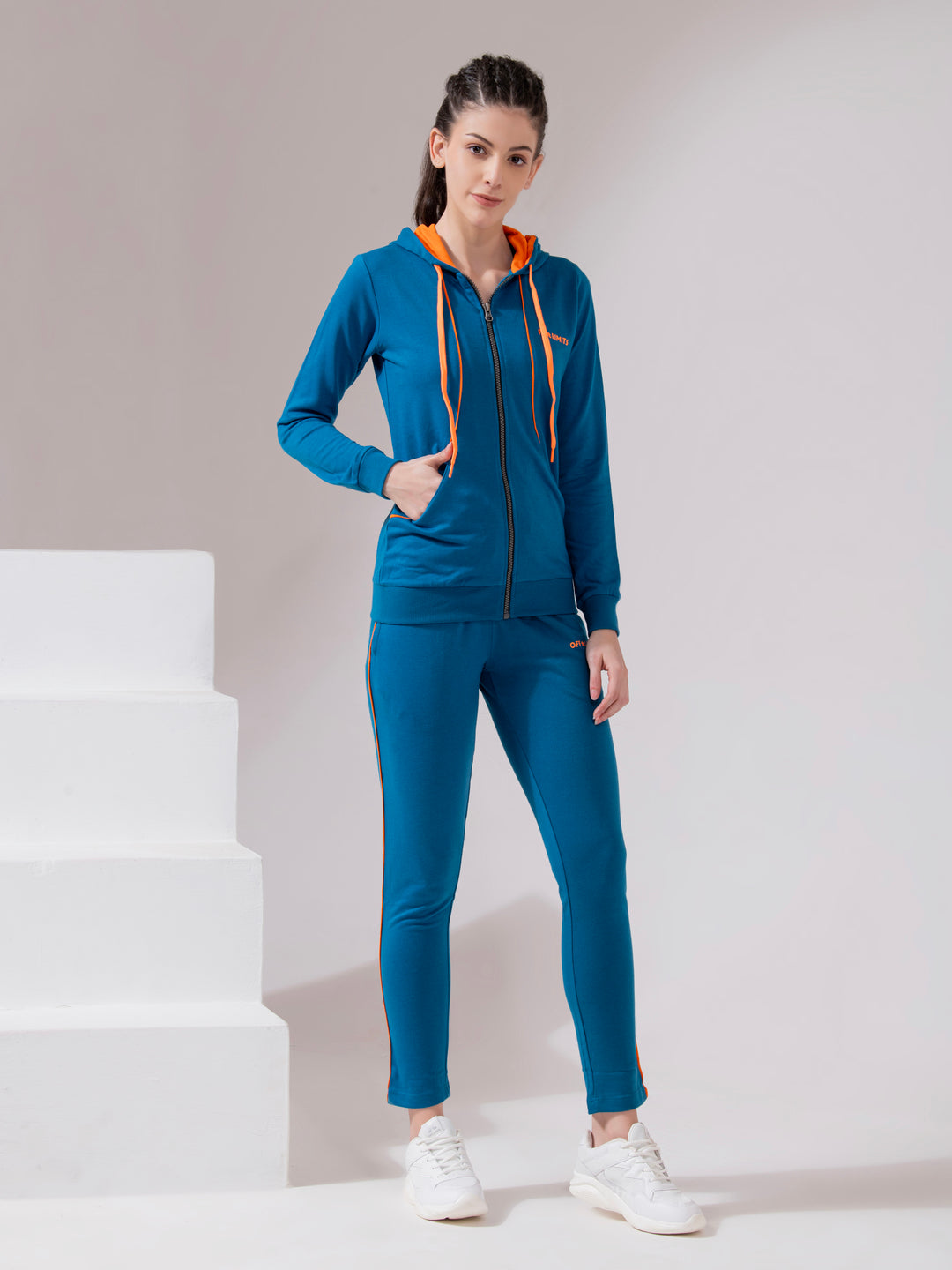 Women's PCT Full Zipper Hooded Tracksuit