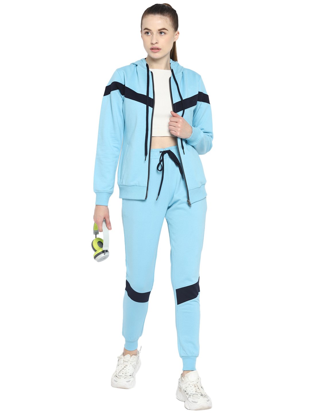 WMN PCF CNS HOOD TS 3 Women Track Suits
