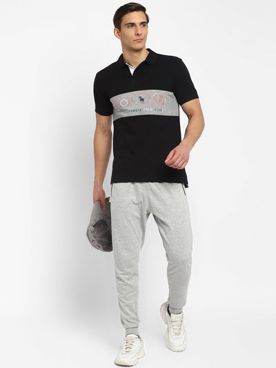Shop Men Colourblocking Cotton Polo Online