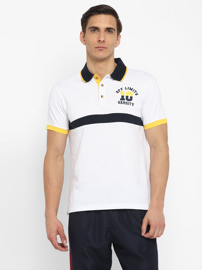 Shop Men Varsity 10 Cotton Polo Online