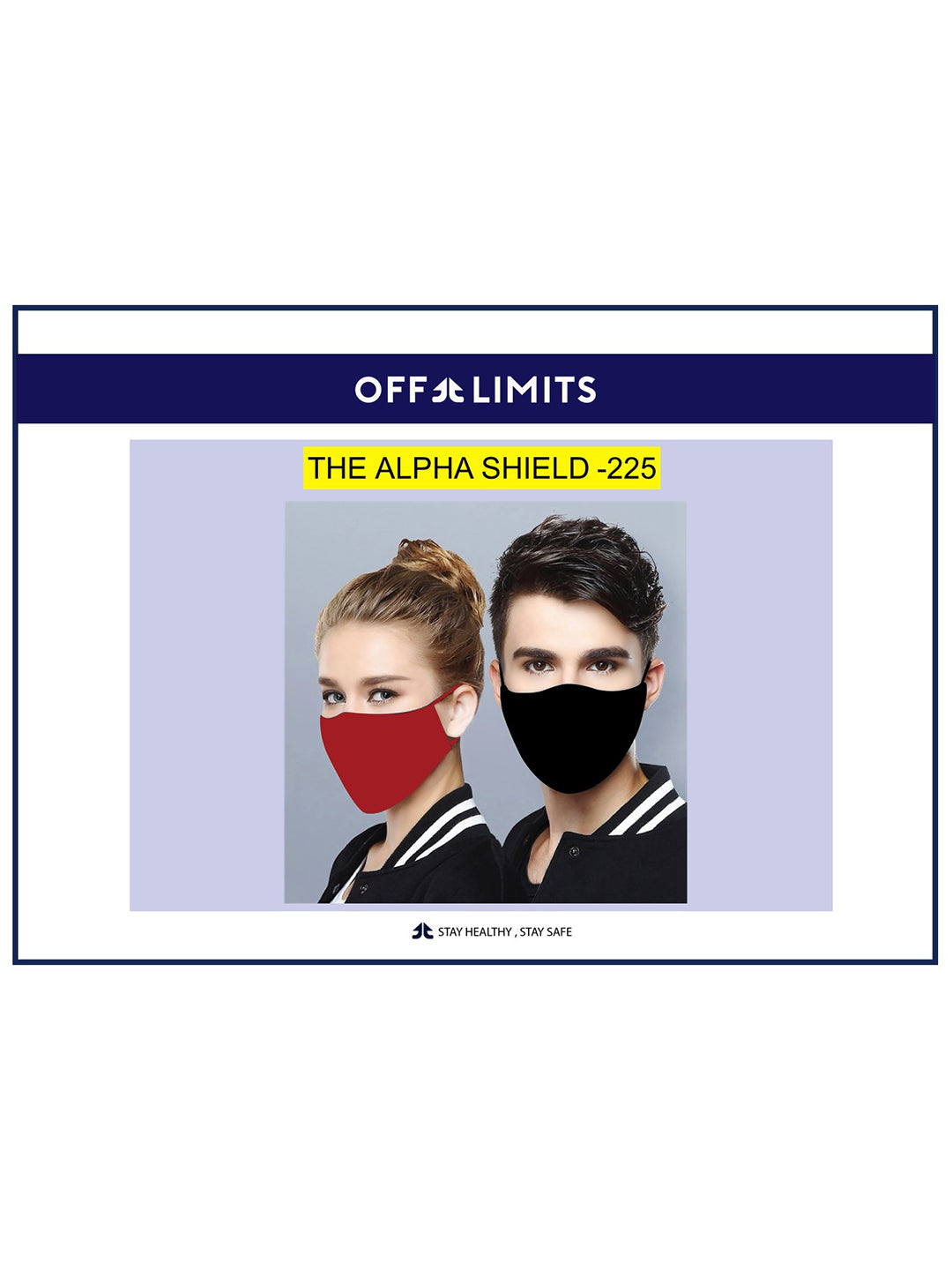 THE ALPHA SHIELD 225 PACK OF 5 Face Mask